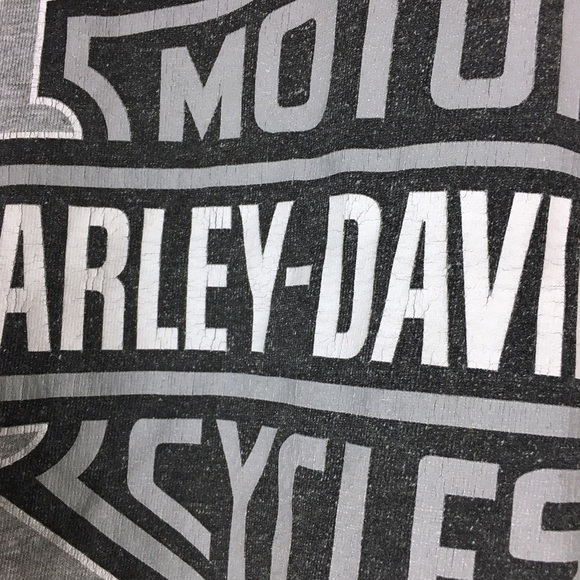 HARLEY DAVIDSON Vintage T Shirt Mobile Bay Alabama Battleship 2002 Y2K Size XL - Picture 9 of 16